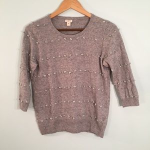 J. Crew Factory Pom Sweater